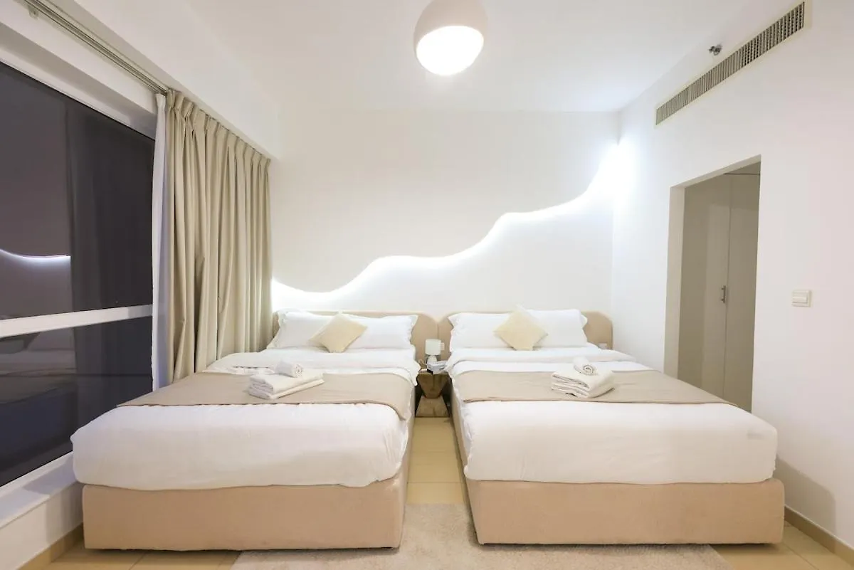 Cozy Dubai Eye & Sunset Views - Jbr Beachfront - Gym & Pool - Free Parking Apartment